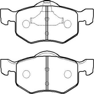 ATE 607205 - Kit pastiglie freno, Freno a disco www.autoricambit.com