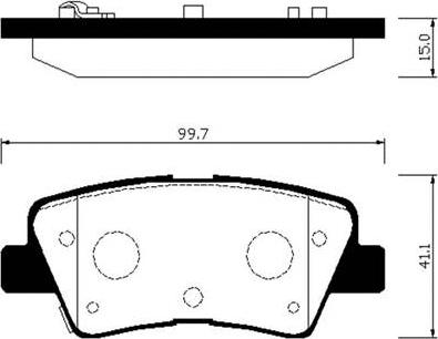 ATE LD5650 - Kit pastiglie freno, Freno a disco www.autoricambit.com