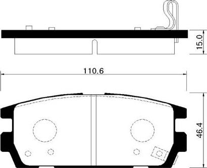 Spidan 32894 - Kit pastiglie freno, Freno a disco www.autoricambit.com