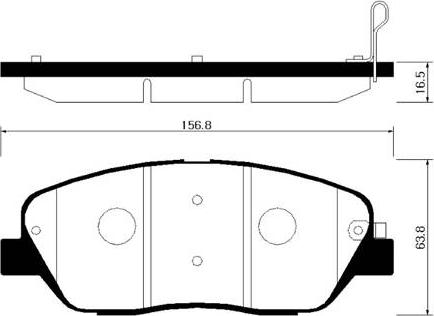 HELLA T1602 - Kit pastiglie freno, Freno a disco www.autoricambit.com