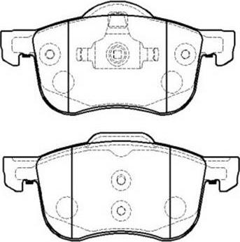 Valeo 670479 - Kit pastiglie freno, Freno a disco www.autoricambit.com