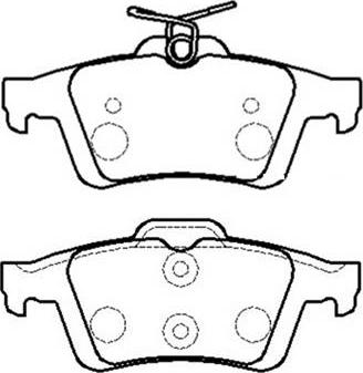 HELLA T2048 - Kit pastiglie freno, Freno a disco www.autoricambit.com