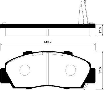 Aisin SN423P - Kit pastiglie freno, Freno a disco www.autoricambit.com