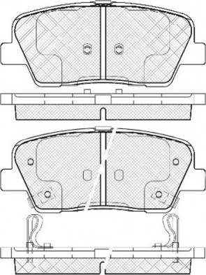 Hyundai 583022WA70 - Kit pastiglie freno, Freno a disco www.autoricambit.com