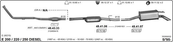 Imasaf 553000032 - Impianto gas scarico www.autoricambit.com