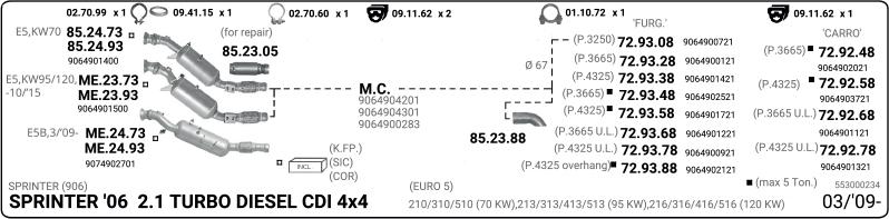 Imasaf 553000234 - Impianto gas scarico www.autoricambit.com