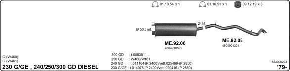 Imasaf 553000223 - Impianto gas scarico www.autoricambit.com