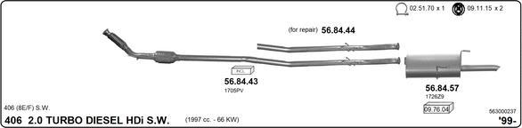 Imasaf 563000237 - Impianto gas scarico www.autoricambit.com