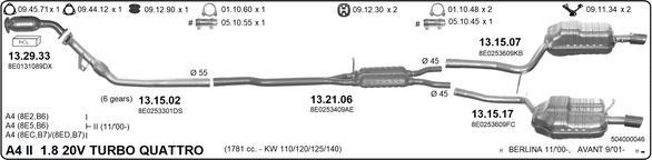 Imasaf 504000046 - Impianto gas scarico www.autoricambit.com