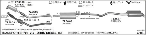 Imasaf 587000405 - Impianto gas scarico www.autoricambit.com