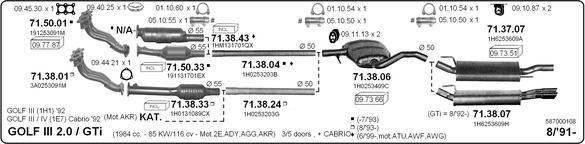 Imasaf 587000108 - Impianto gas scarico www.autoricambit.com