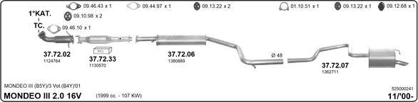 Imasaf 525000241 - Impianto gas scarico www.autoricambit.com