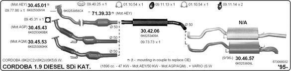 Imasaf 573000032 - Impianto gas scarico www.autoricambit.com