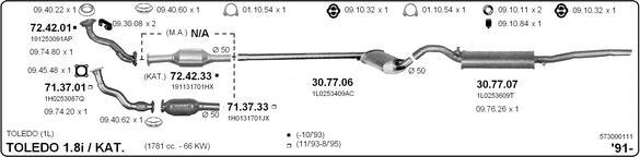 Imasaf 573000111 - Impianto gas scarico www.autoricambit.com