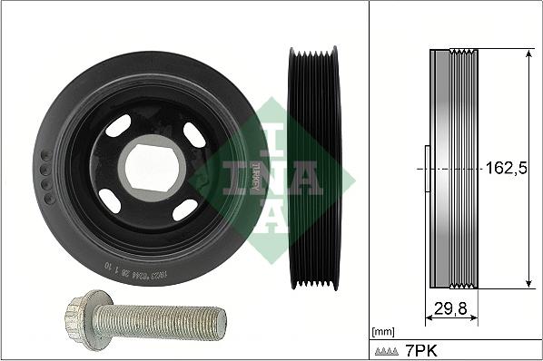 INA 544 0179 20 - Puleggia cinghia, Albero a gomiti www.autoricambit.com