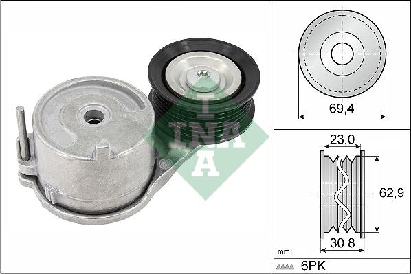 INA 534 0915 10 - Tendicinghia, Cinghia Poly-V www.autoricambit.com