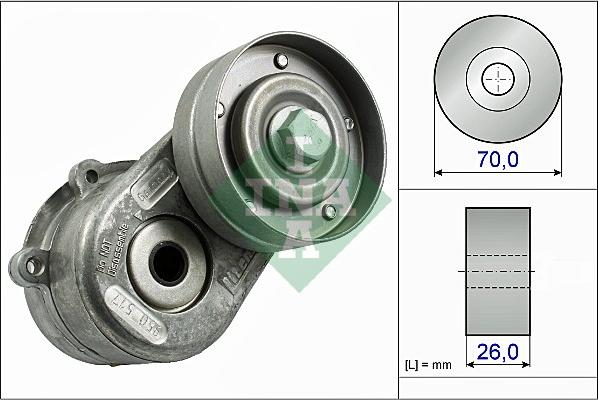 INA 534 0448 10 - Tendicinghia, Cinghia Poly-V www.autoricambit.com