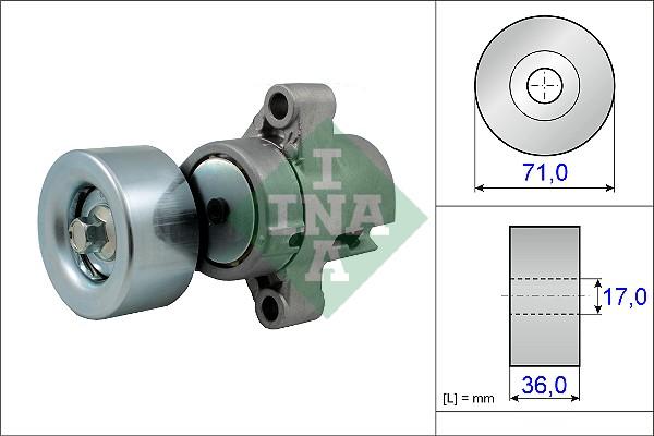 INA 534 0453 10 - Tendicinghia, Cinghia Poly-V www.autoricambit.com