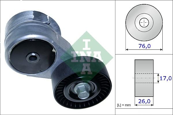 INA 534 0417 10 - Tendicinghia, Cinghia Poly-V www.autoricambit.com