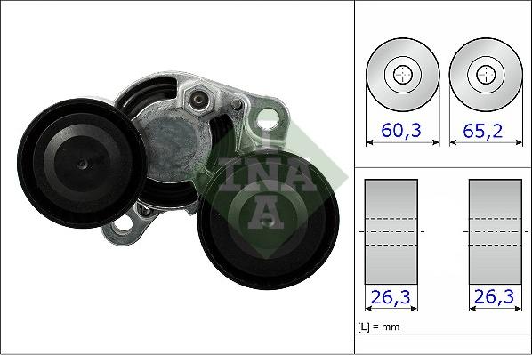 INA 534 0482 10 - Tendicinghia, Cinghia Poly-V www.autoricambit.com