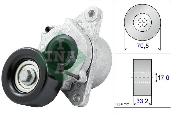 INA 534 0435 10 - Tendicinghia, Cinghia Poly-V www.autoricambit.com