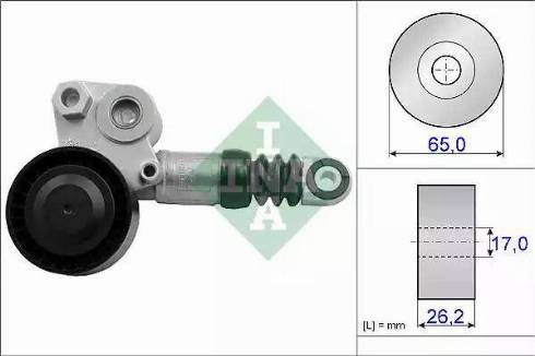 INA 534 0436 10 - Tendicinghia, Cinghia Poly-V www.autoricambit.com