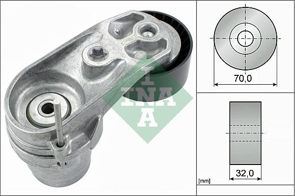 INA 534 0433 10 - Tendicinghia, Cinghia Poly-V www.autoricambit.com