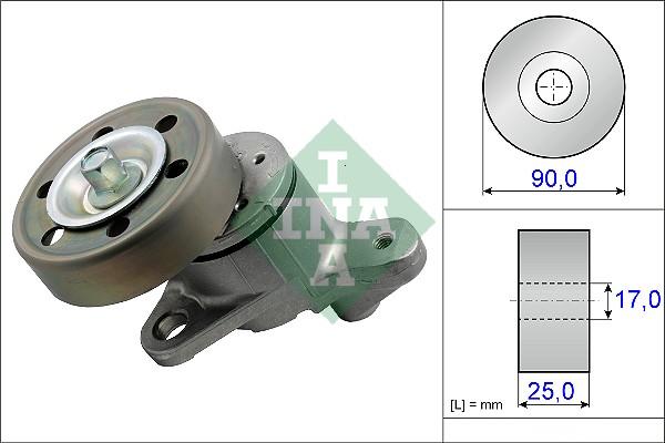 INA 534 0437 10 - Tendicinghia, Cinghia Poly-V www.autoricambit.com