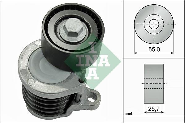 INA 534 0591 10 - Tendicinghia, Cinghia Poly-V www.autoricambit.com