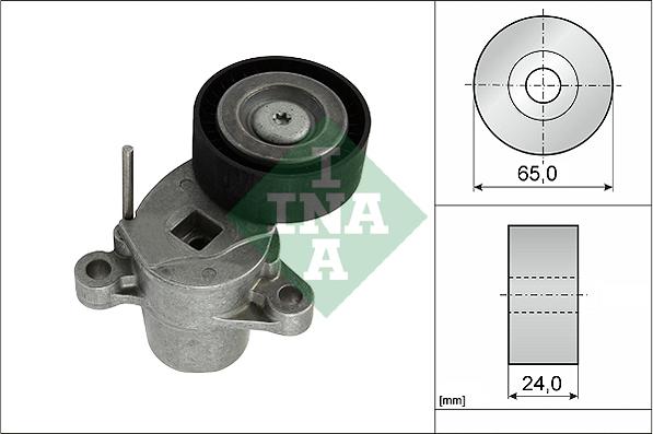 INA 534 0507 10 - Tendicinghia, Cinghia Poly-V www.autoricambit.com