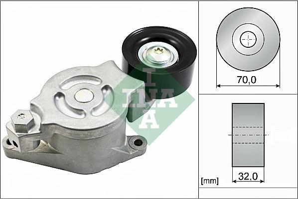 INA 534 0538 10 - Tendicinghia, Cinghia Poly-V www.autoricambit.com