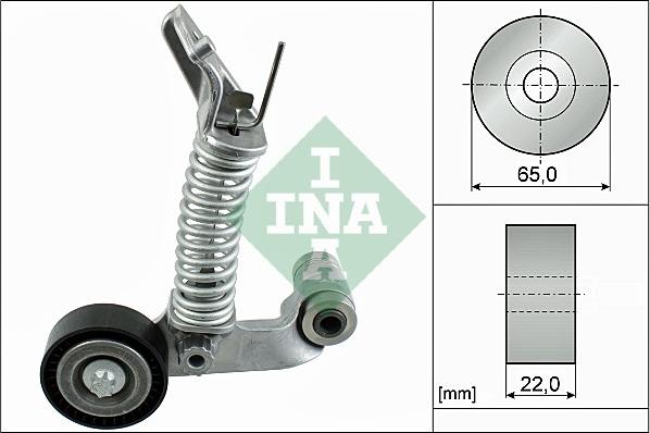 INA 534 0574 10 - Tendicinghia, Cinghia Poly-V www.autoricambit.com