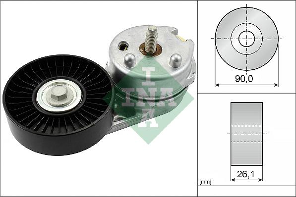 INA 534 0668 10 - Tendicinghia, Cinghia Poly-V www.autoricambit.com