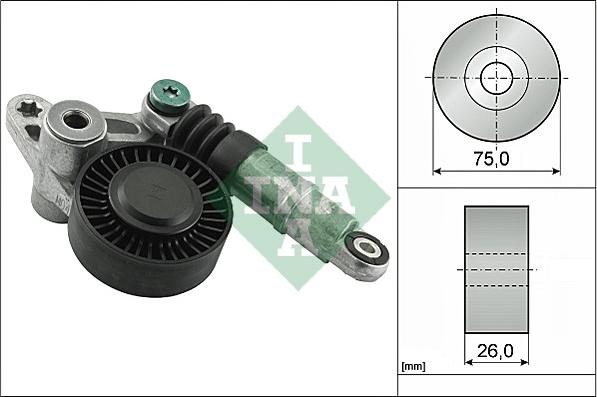 INA 534 0098 10 - Tendicinghia, Cinghia Poly-V www.autoricambit.com