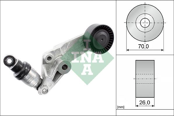 INA 534 0016 10 - Tendicinghia, Cinghia Poly-V www.autoricambit.com