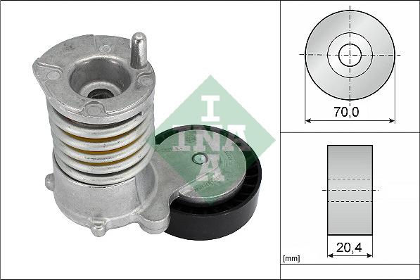 INA 534 0030 10 - Tendicinghia, Cinghia Poly-V www.autoricambit.com