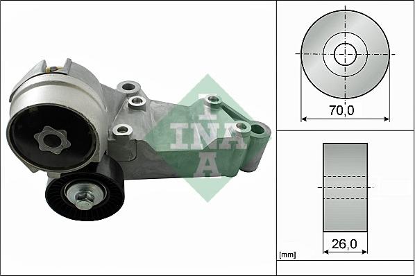 INA 534 0146 10 - Tendicinghia, Cinghia Poly-V www.autoricambit.com