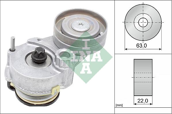 INA 534 0147 10 - Tendicinghia, Cinghia Poly-V www.autoricambit.com