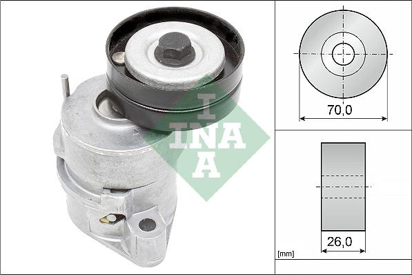 INA 534 0102 30 - Tendicinghia, Cinghia Poly-V www.autoricambit.com