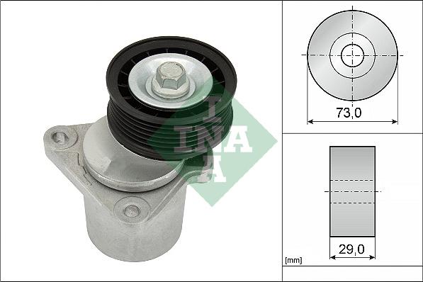 INA 534 0128 20 - Tendicinghia, Cinghia Poly-V www.autoricambit.com