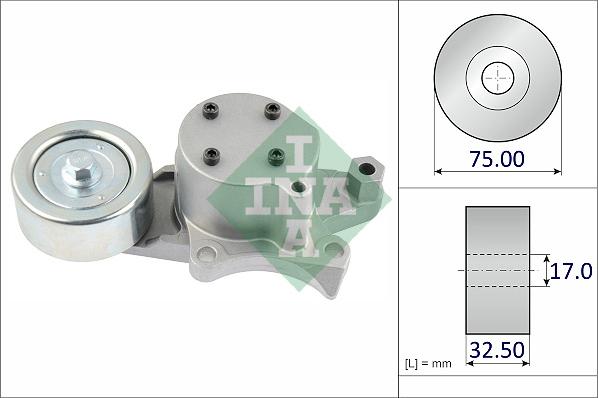 INA 534 0841 10 - Tendicinghia, Cinghia Poly-V www.autoricambit.com