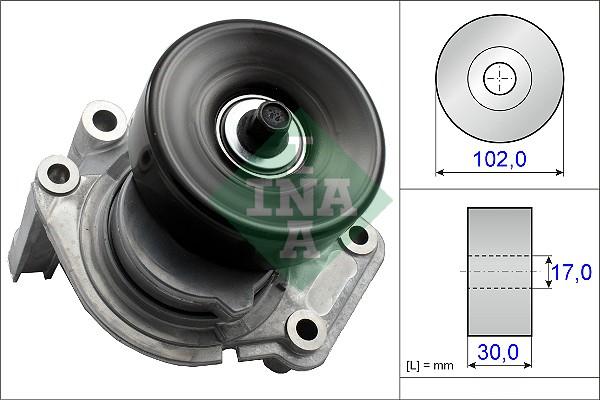 INA 534 0350 10 - Tendicinghia, Cinghia Poly-V www.autoricambit.com