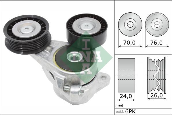 INA 534 0309 10 - Tendicinghia, Cinghia Poly-V www.autoricambit.com