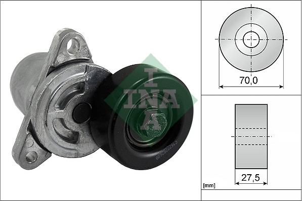 INA 534 0306 10 - Tendicinghia, Cinghia Poly-V www.autoricambit.com