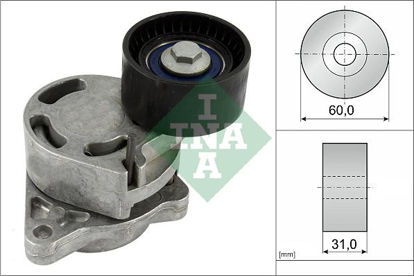 INA 534 0317 10 - Tendicinghia, Cinghia Poly-V www.autoricambit.com