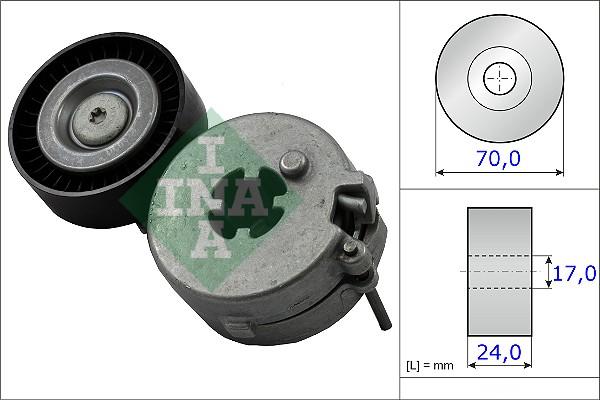 INA 534 0333 10 - Tendicinghia, Cinghia Poly-V www.autoricambit.com