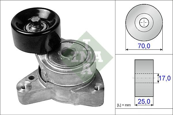 INA 534 0215 10 - Tendicinghia, Cinghia Poly-V www.autoricambit.com