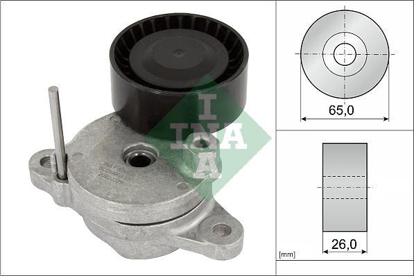 INA 534 0795 10 - Tendicinghia, Cinghia Poly-V www.autoricambit.com