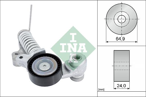 INA 534 0702 10 - Tendicinghia, Cinghia Poly-V www.autoricambit.com