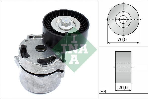 INA 534 0711 10 - Tendicinghia, Cinghia Poly-V www.autoricambit.com